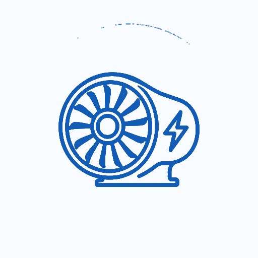 Energy turbine icon